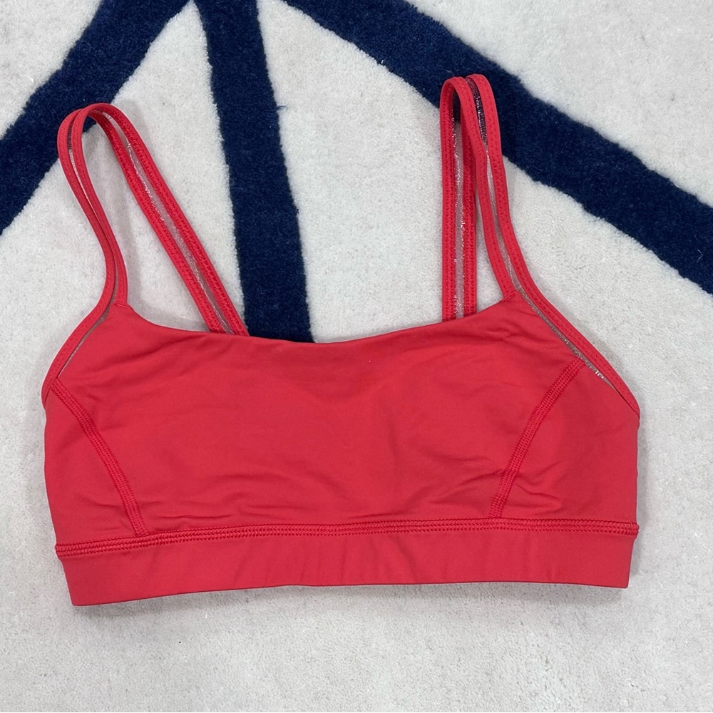 Lululemon - size 4 red sports bra